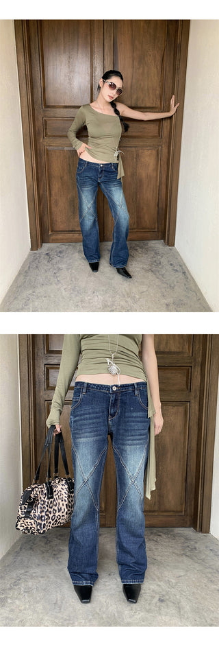 hip hugger jeans