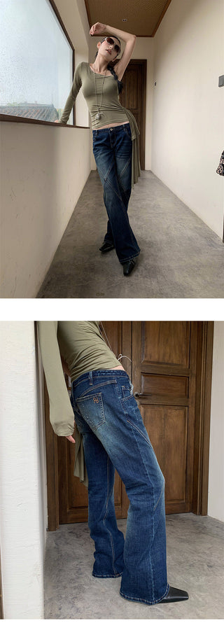 hip hugger jeans