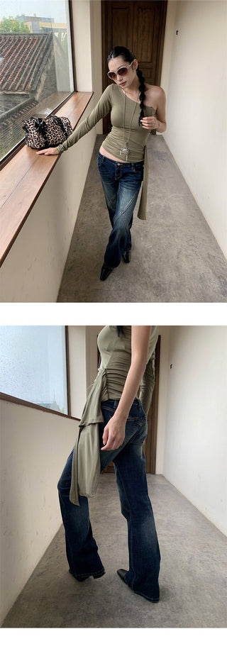 hip hugger jeans