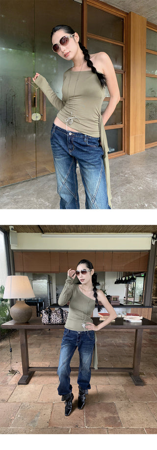 hip hugger jeans