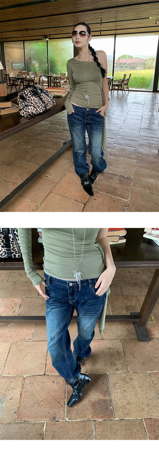 hip hugger jeans