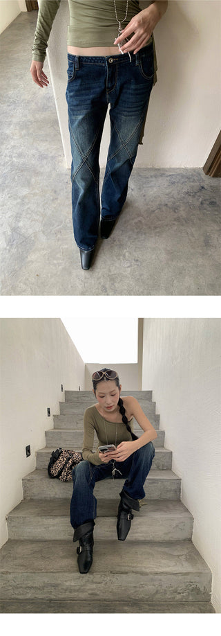 hip hugger jeans