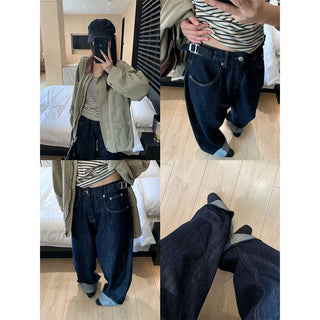 belt buckle jeans