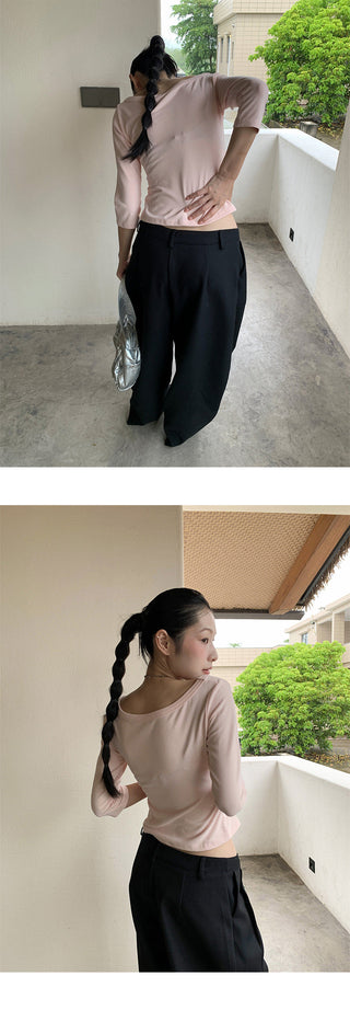 pleated wide pants