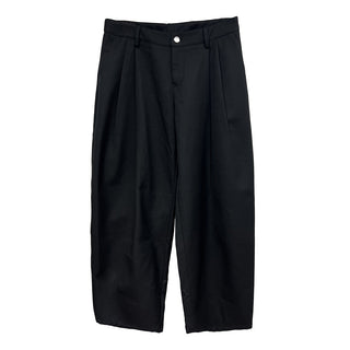 pleated wide pants