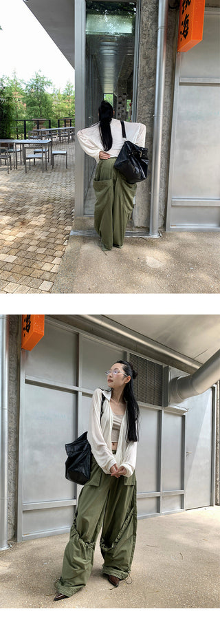 pleating overalls