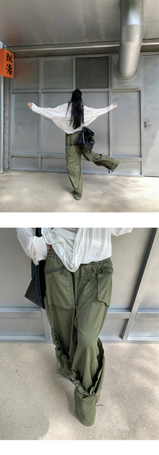 pleating overalls