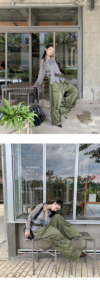 pleating overalls