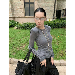 padded shoulder top