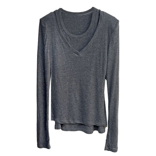 padded shoulder top