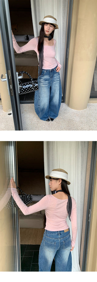 scratch machete jeans