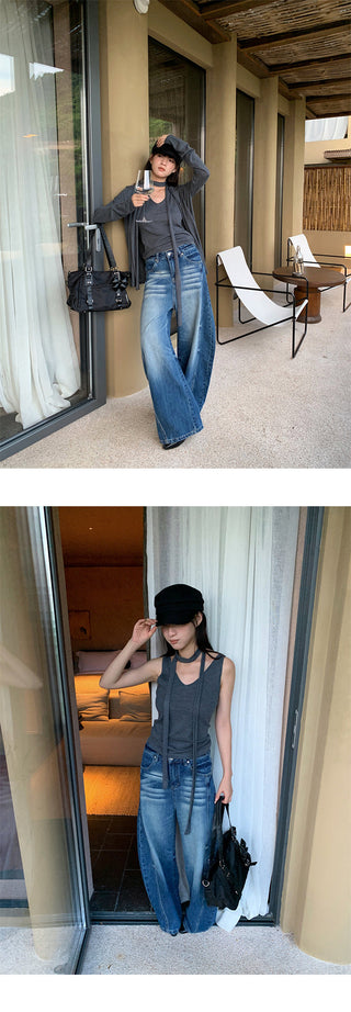 scratch machete jeans