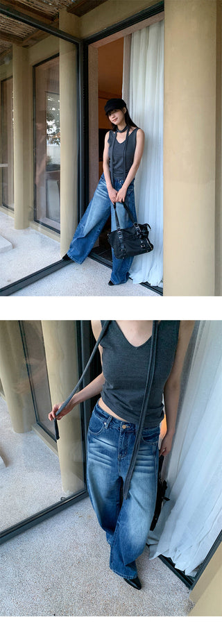 scratch machete jeans