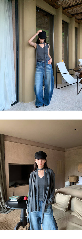 scratch machete jeans