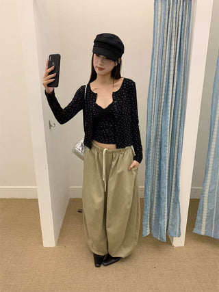 floral cardigan set