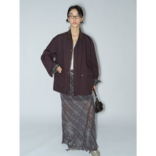 plaid cargo jacket