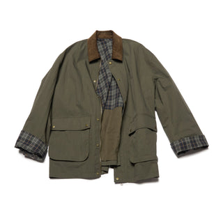 plaid cargo jacket