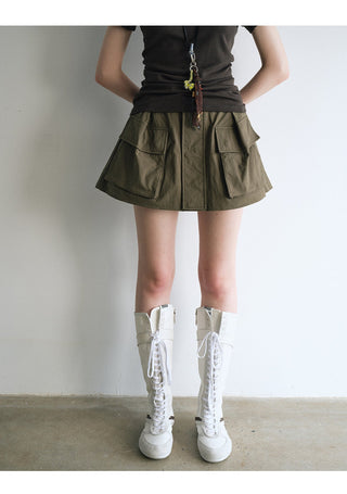 workwear pocket skirt