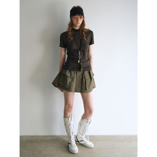 workwear pocket skirt