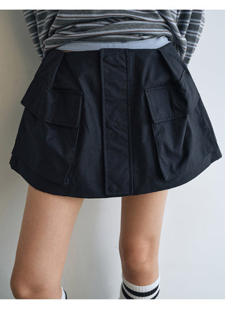 workwear pocket skirt