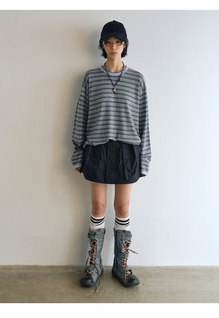workwear pocket skirt