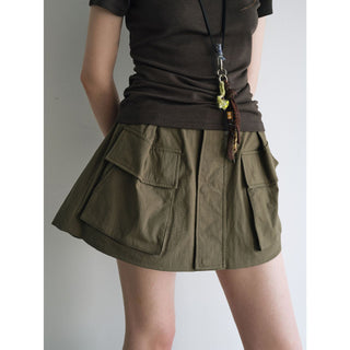workwear pocket skirt