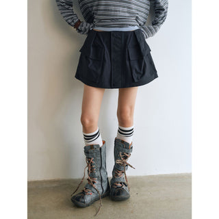workwear pocket skirt