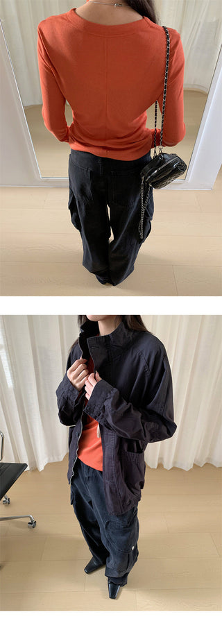 pocket wide pants