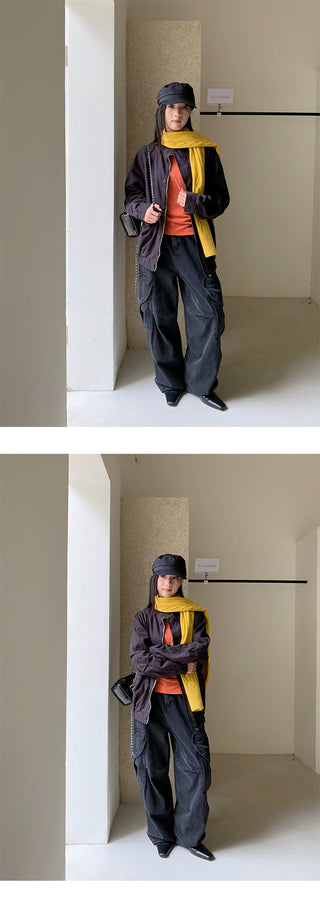 pocket wide pants