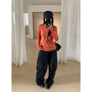 pocket wide pants