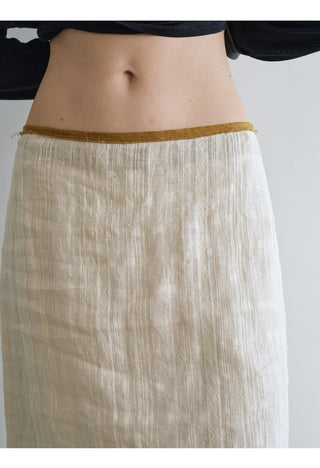 geometric jacquard skirt