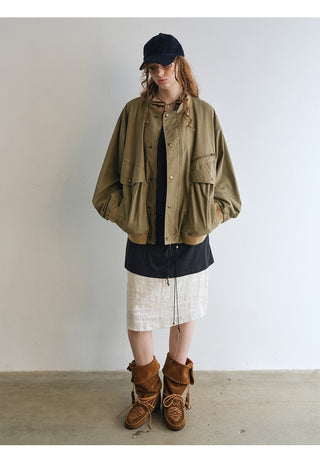geometric jacquard skirt