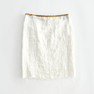 geometric jacquard skirt