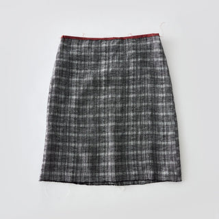 geometric jacquard skirt