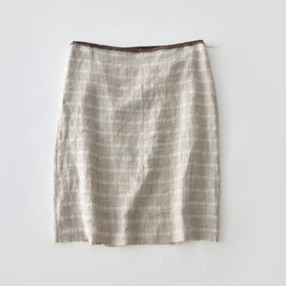 geometric jacquard skirt