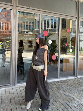 cold-shoulder strap top