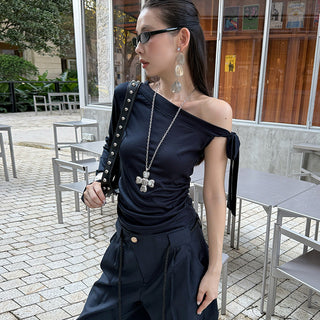 cold-shoulder strap top