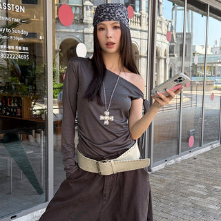 cold-shoulder strap top