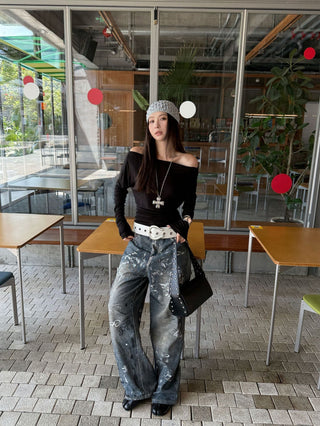 irregular loose tops