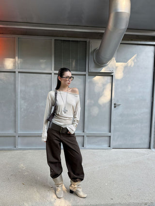 irregular loose tops