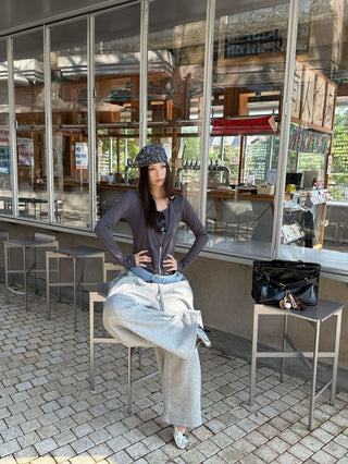 drawstring sickle pants