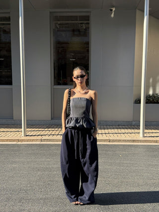 drawstring sickle pants