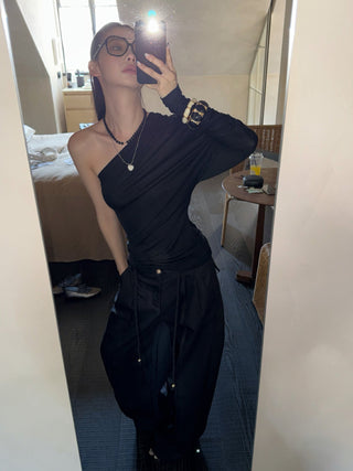 slim waist tops
