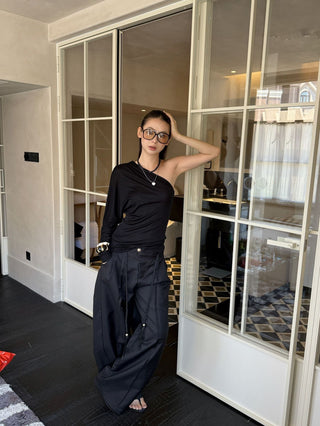 slim waist tops