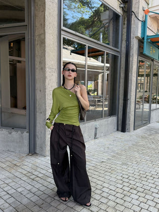 slim waist tops