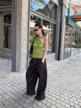 slim waist tops