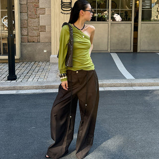 slim waist tops