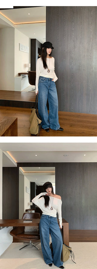 worn pocket jeans