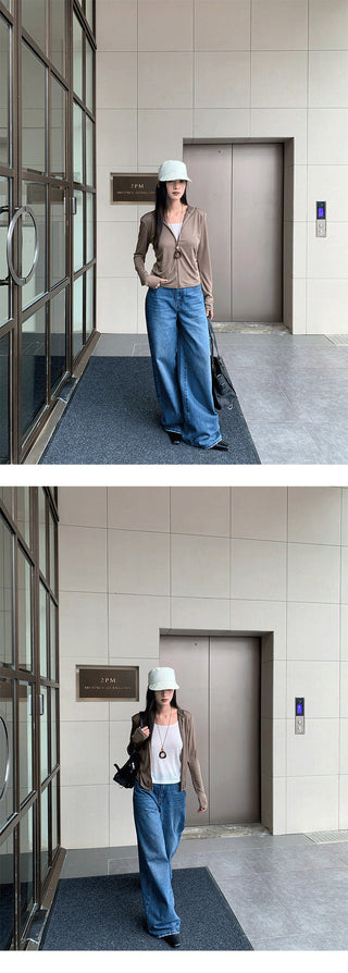 worn pocket jeans
