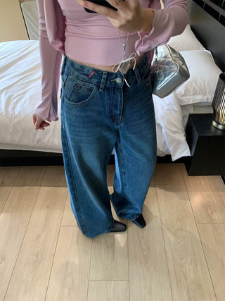 worn pocket jeans